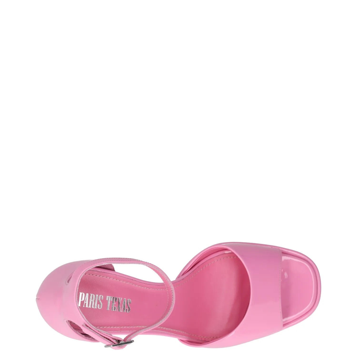 PARIS TEXAS Womens High Heels Pink Leather Platform Strap Open Toe UK5.5 RRP 450 — View 7