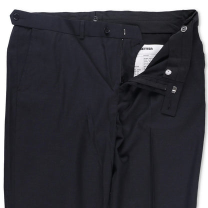 BETTTER Womens Double Waistband Trousers Slim Leg Black Grey Size L RRP 800 — View 9