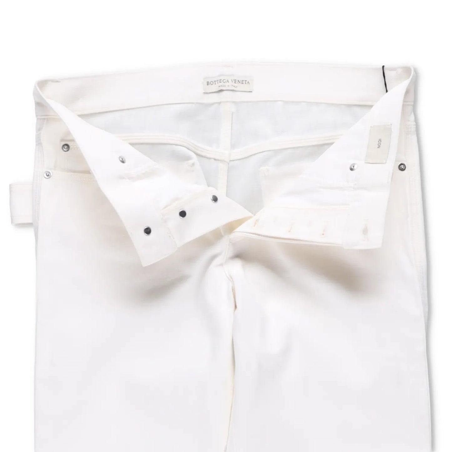 BOTTEGA VENETA Mens Denim Jeans Straight White 5 Pocket Size 40 RRP 650 — View 6