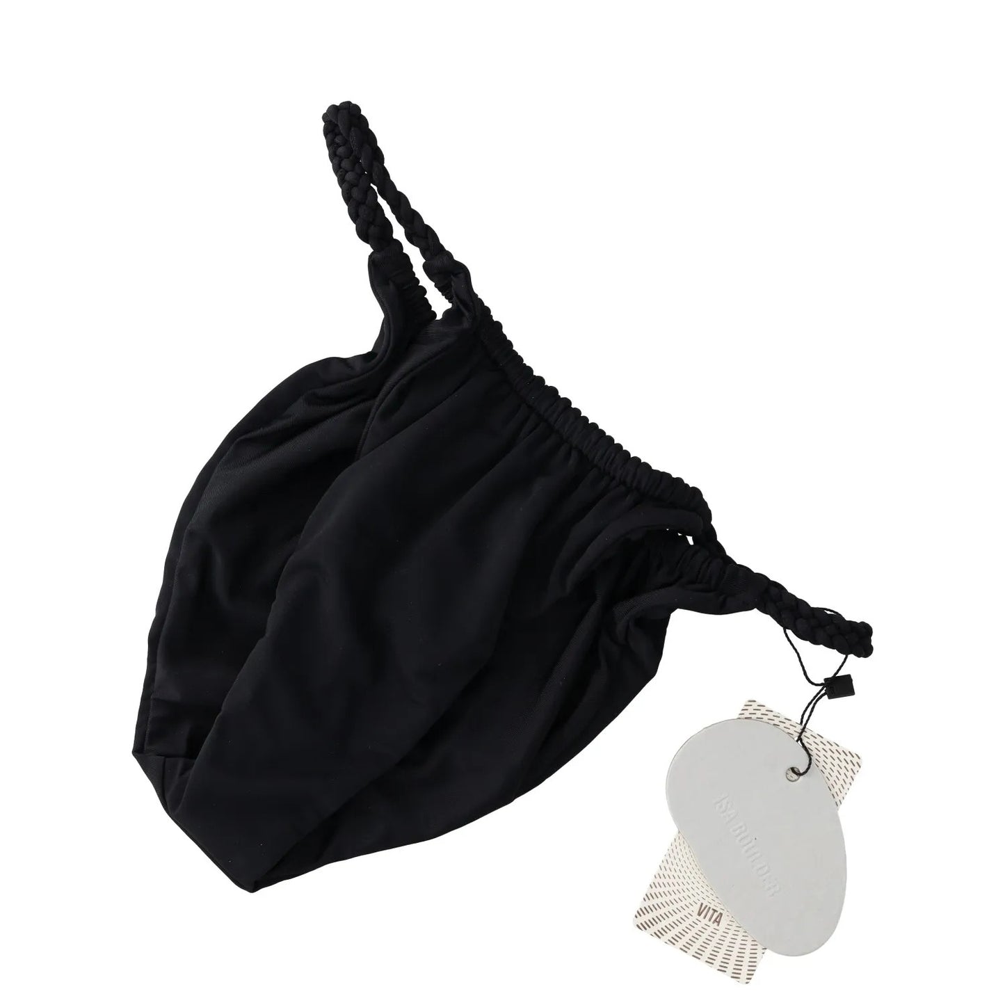 ISA BOULDER Women's Rev Bikini Bottoms Twist Strap Black Size S RRP 160 — View 3