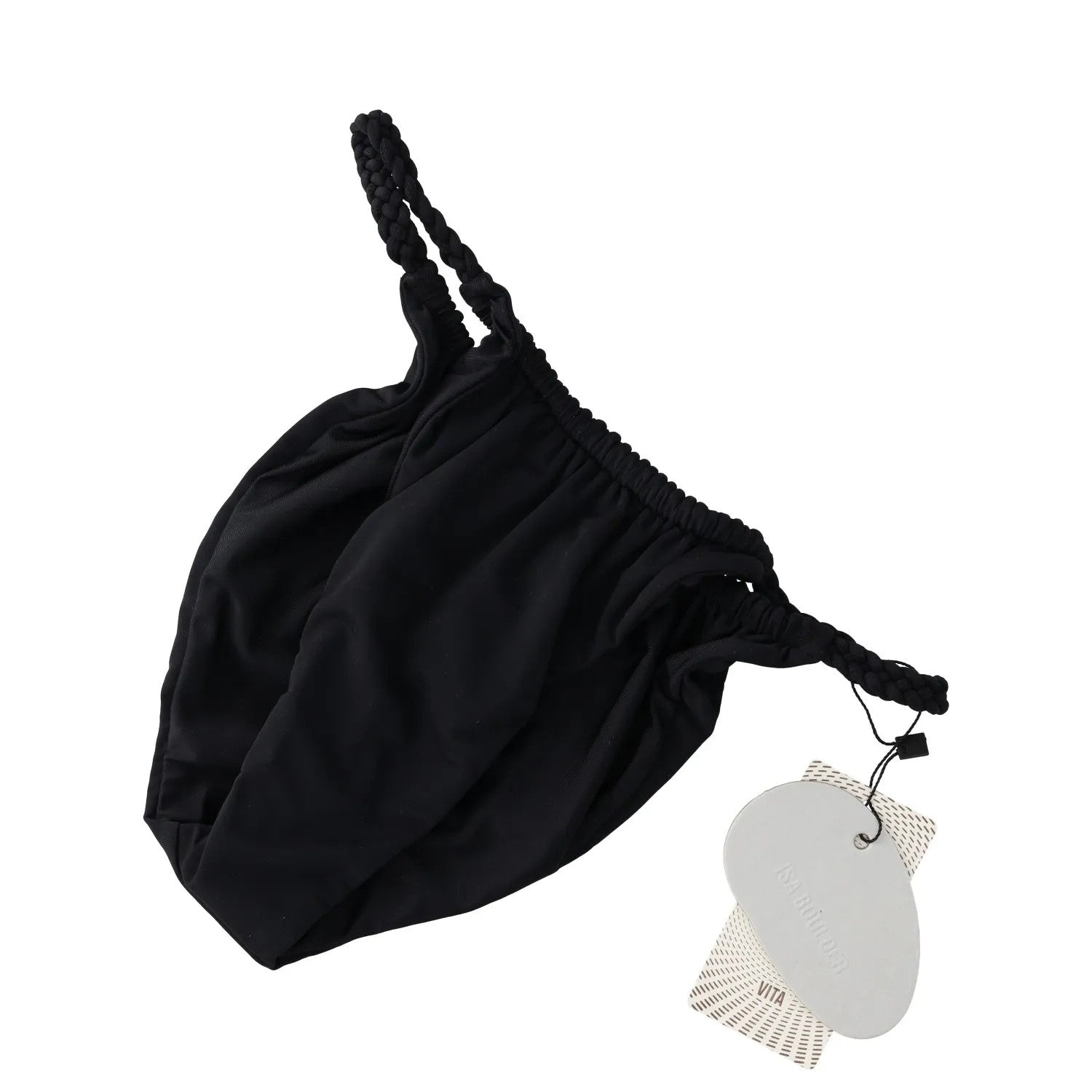 ISA BOULDER Women's Rev Bikini Bottoms Twist Strap Black Size S RRP 160 — View 3