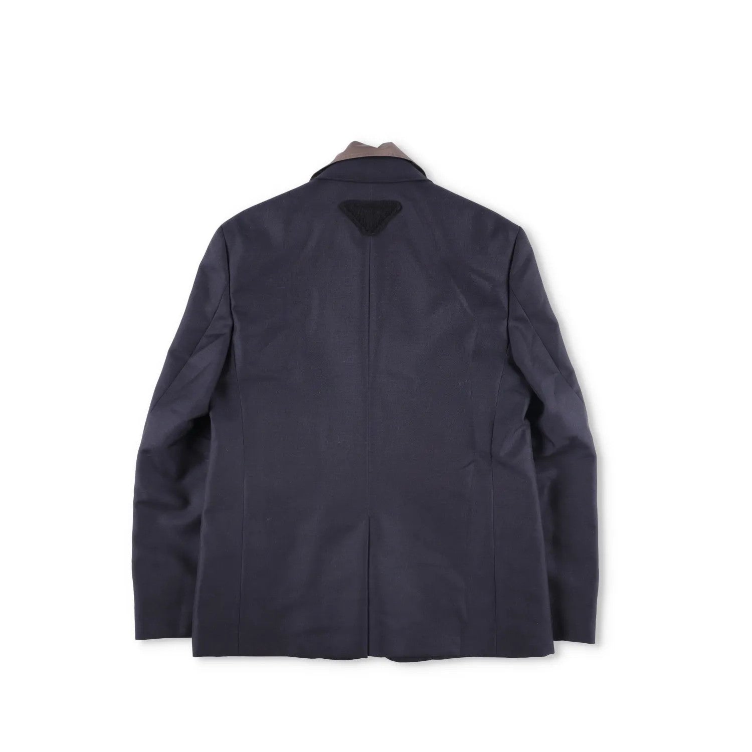 PRADA Mens Panama Mohair Blazer Jacket Dark Blue Blazer Two Button 46R RRP 3300 — View 12
