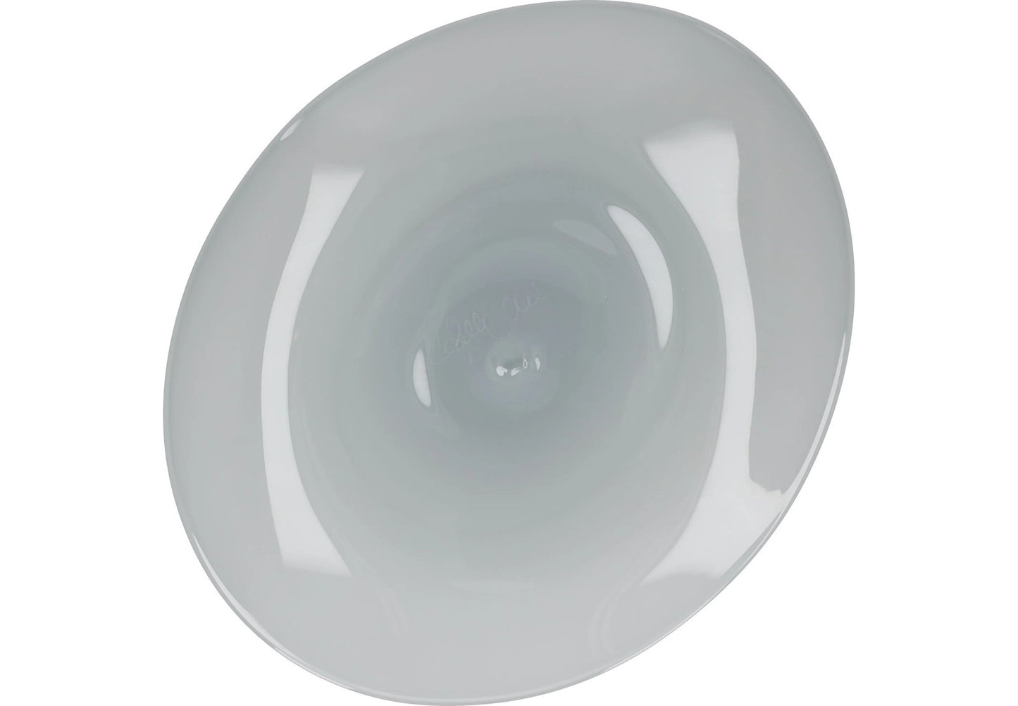 Helle Mardahl Bon Bon Plate Glass White Blue Smooth Round One Size RRP 235 — View 10