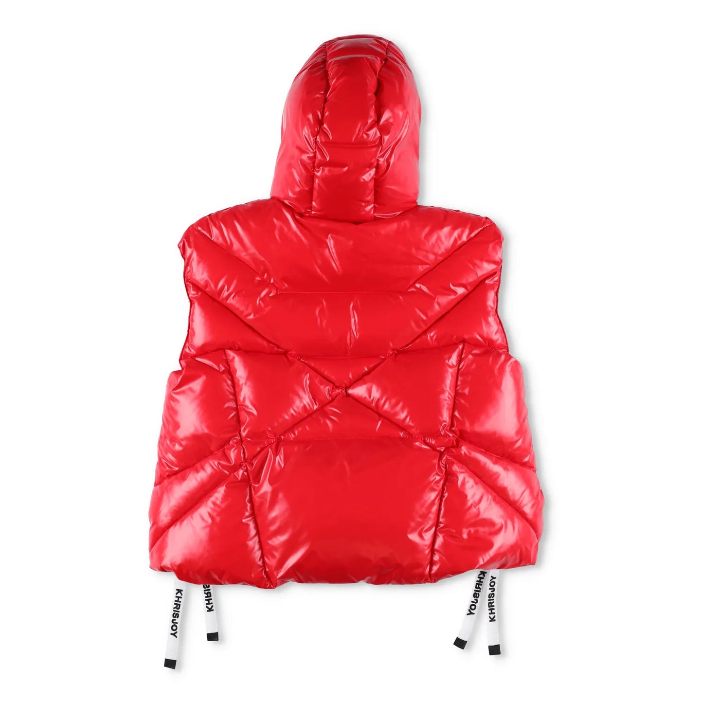 KHRIS JOY Kids Gillet Red Quilted Puffer Waistcoat Zip Closure Size 1 RRP 570 — View 11