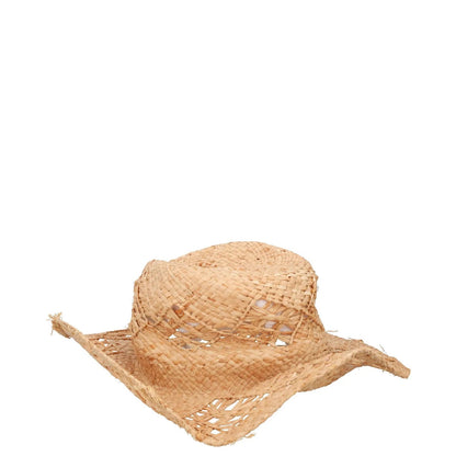 RUSLAN BAGINSKIY Womens Monogramme Embelished Cowboy Hat Straw Beige M RRP 295 — View 3