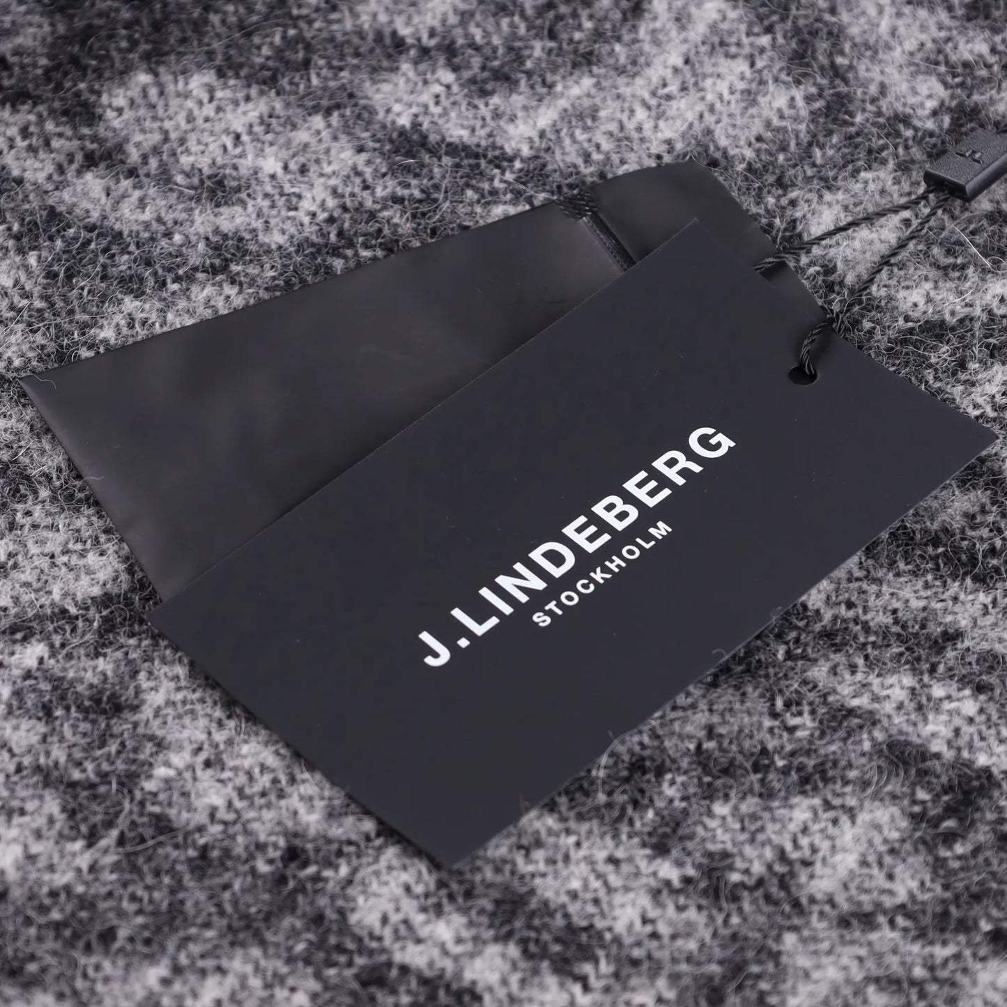 J.LINDEBERG Womens Mallory Cropped Cardigan Black White Long Sleeve XL RRP 190 — View 8