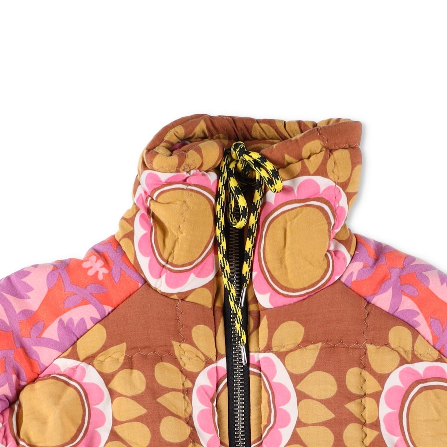 RAVE REVIEW Multicolour Liz Vintage Duvet Jacket Upcycled Cotton Size 36 RRP1750 — View 5