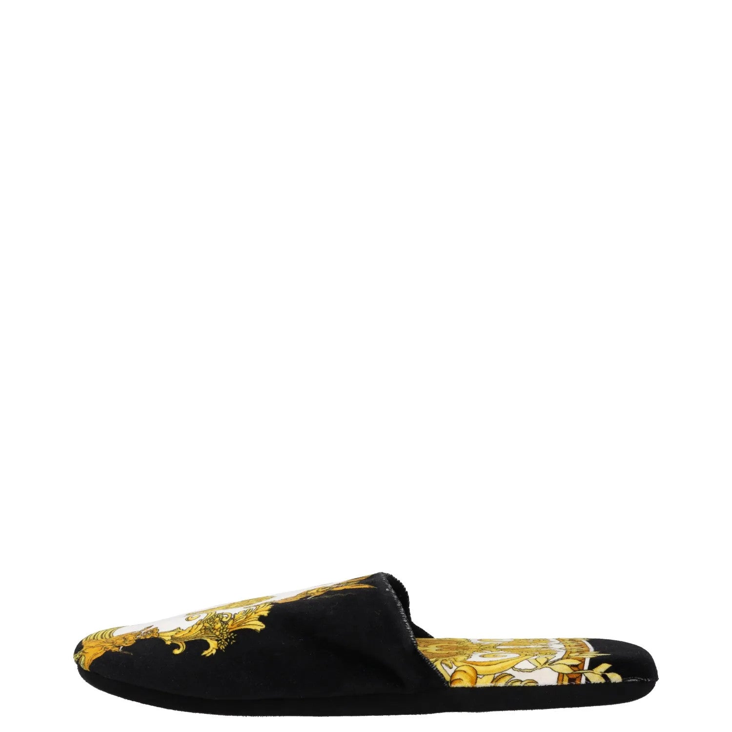 VERSACE Womens Slippers Flat Round Toe Printed Slip On Multicoloured S RRP 168 — View 4