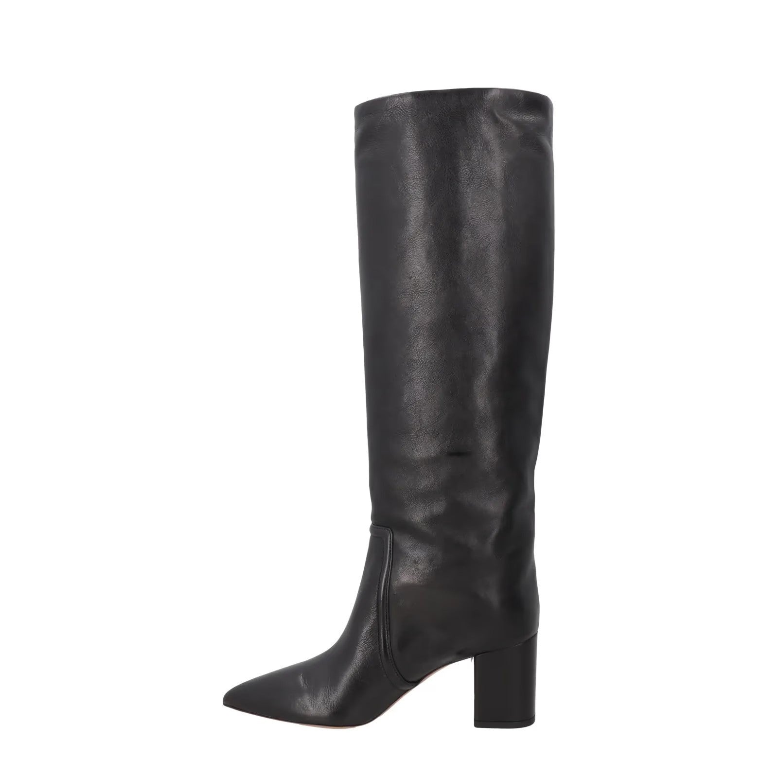 PARIS TEXAS Womens Anja 70mm High Block Heel Knee High Black EU 35.5 RRP 680 — View 4