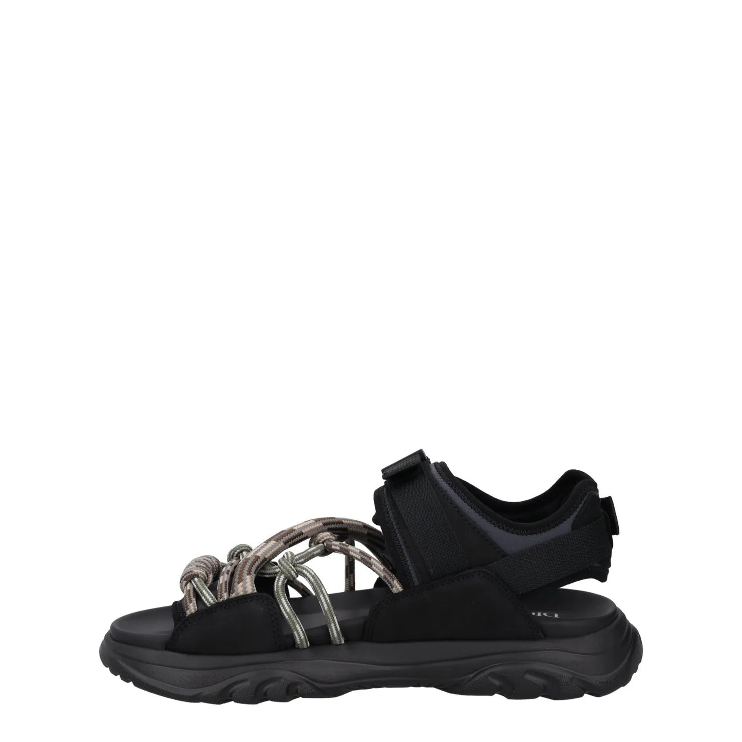 DIOR HOMME Mens H Town Sandals Rope Black Flat Strappy Open Toe UK 5 RRP 770 — View 4