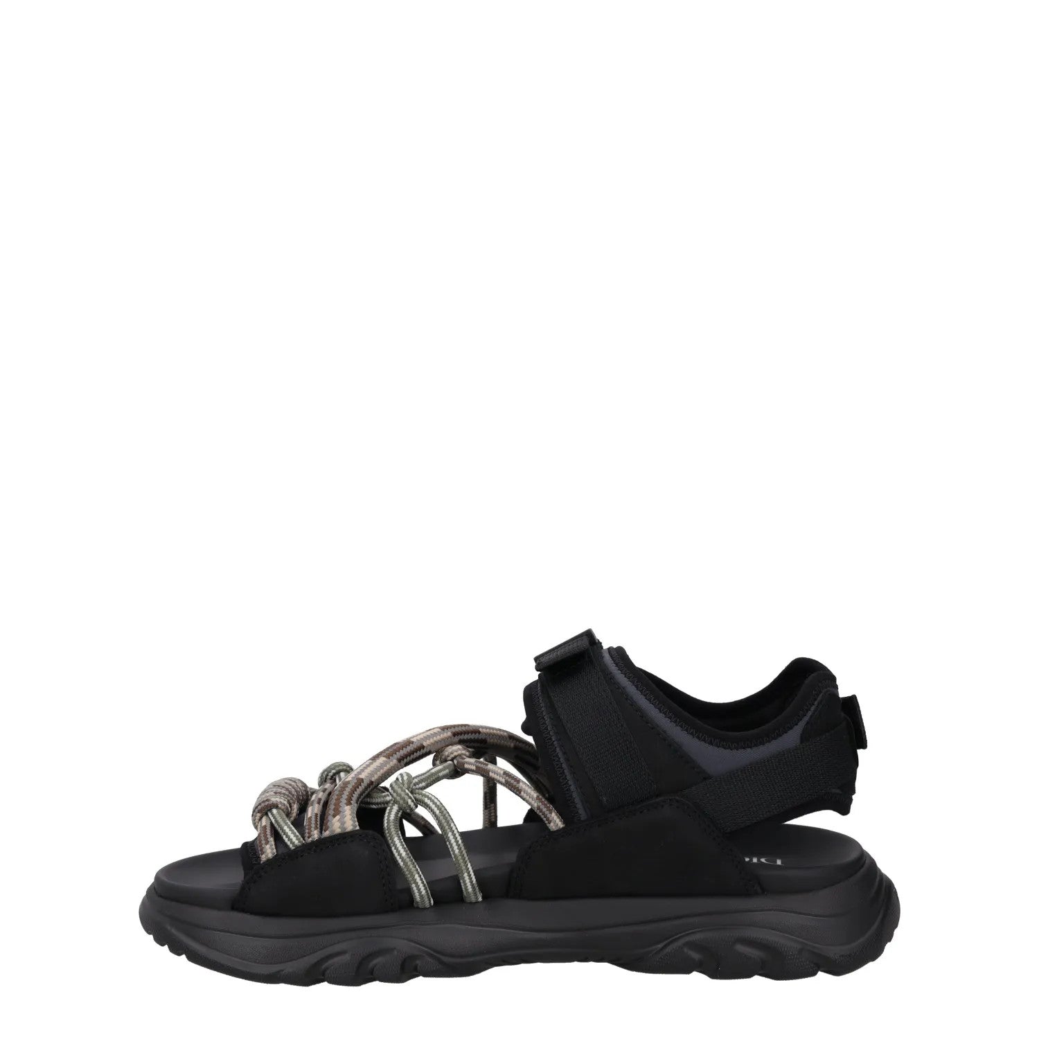 DIOR HOMME Mens H Town Sandals Rope Black Flat Strappy Open Toe UK 5 RRP 770 — View 4