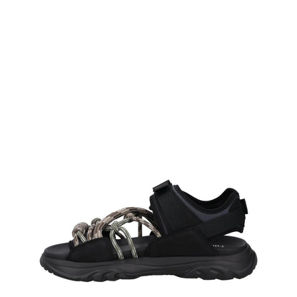 DIOR HOMME Mens H Town Sandals Rope Black Flat Strappy Open Toe UK 5 RRP 770 — View 4