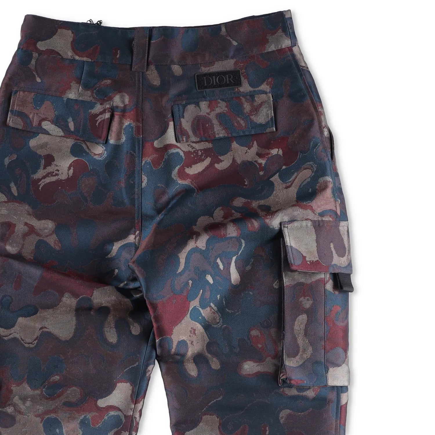 DIOR HOMME Mens Cargo Trousers Polyester Camo Cargo Pants Size EU 46 RRP 950 — View 6