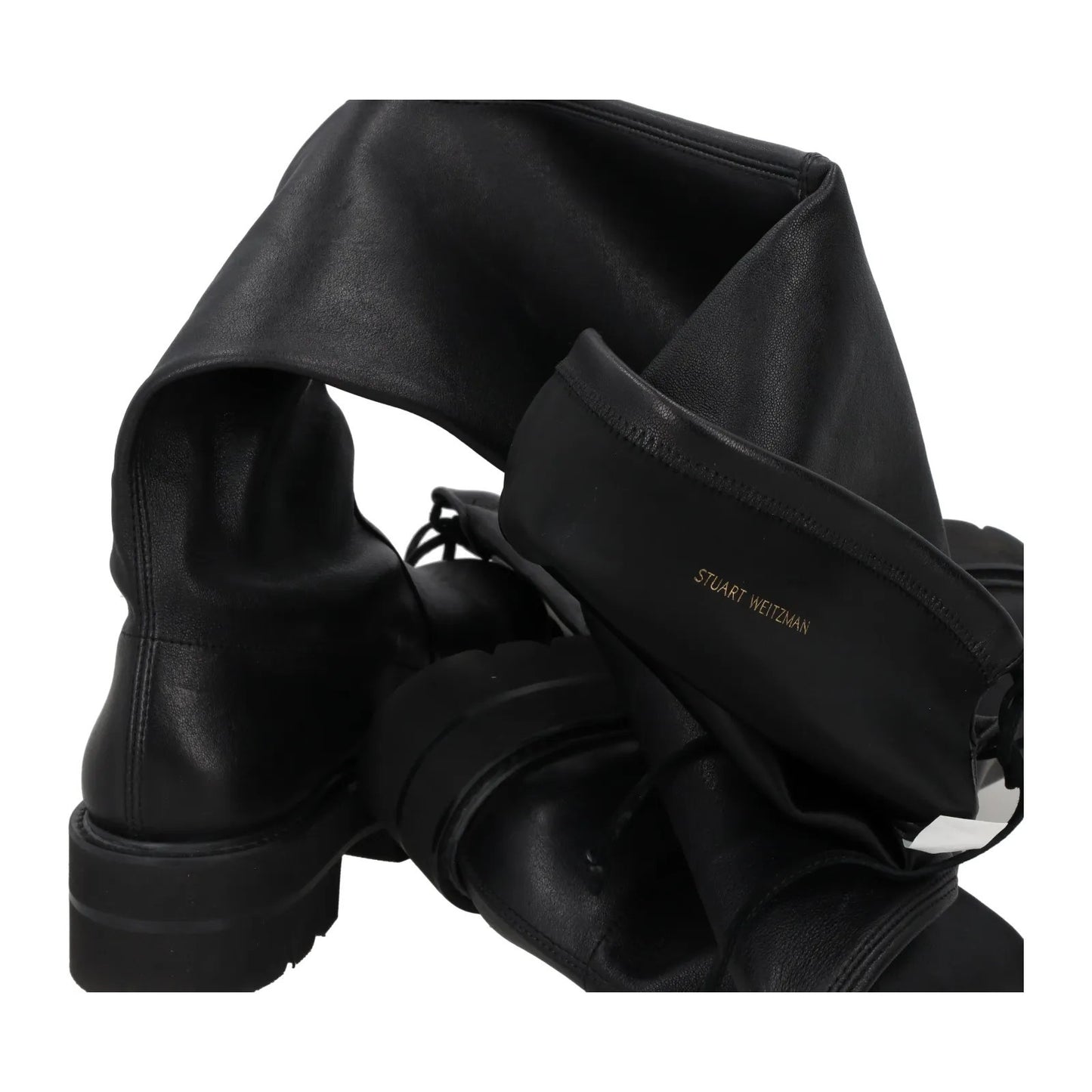 STUART WEITZMAN Womens Lowland Ul. Over the Knee Boots Black UK 8 RRP 950 — View 7
