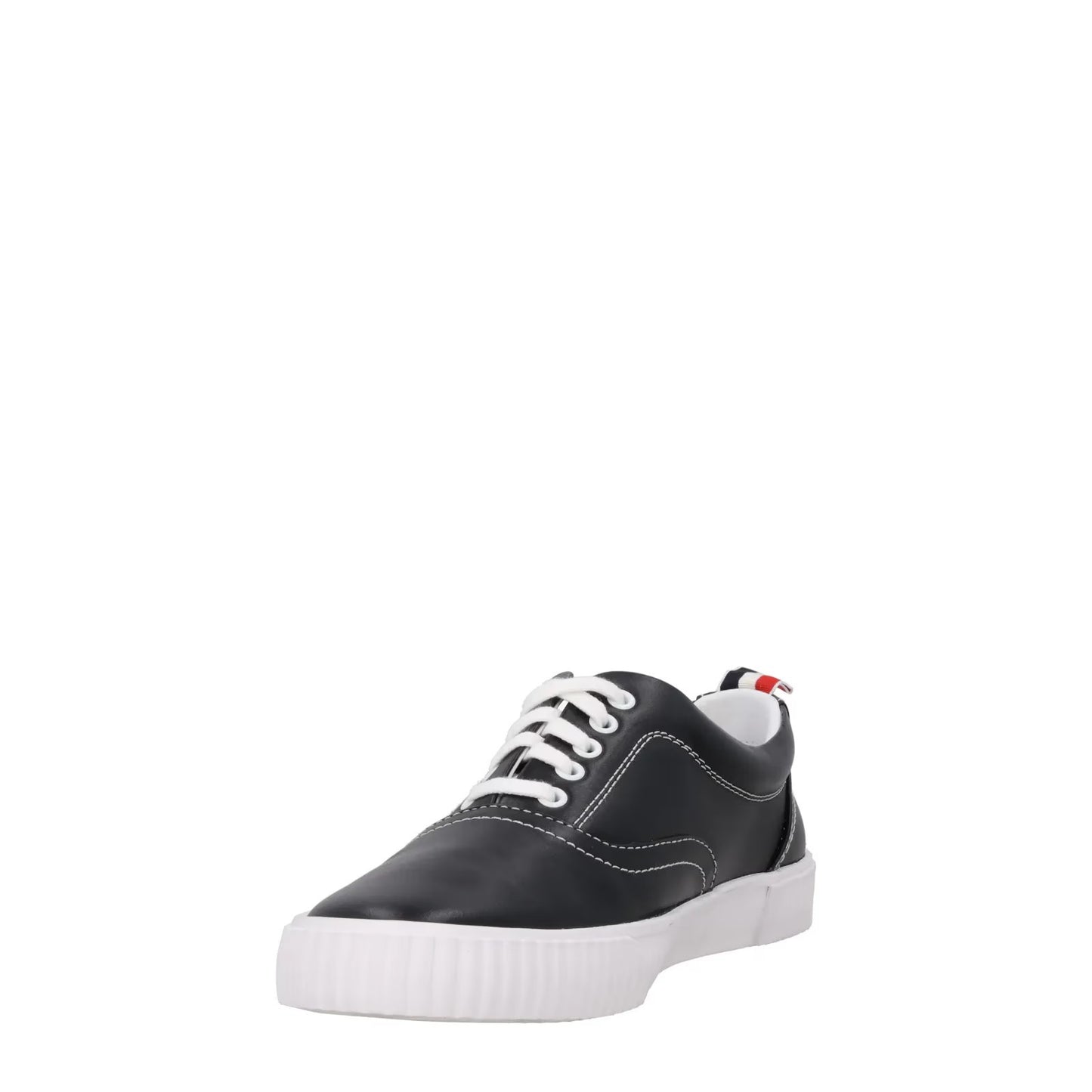 THOM BROWNE Mens Heritage Trainer Rubber Sole Vitello Calf Leather UK10 RRP 630 — View 3