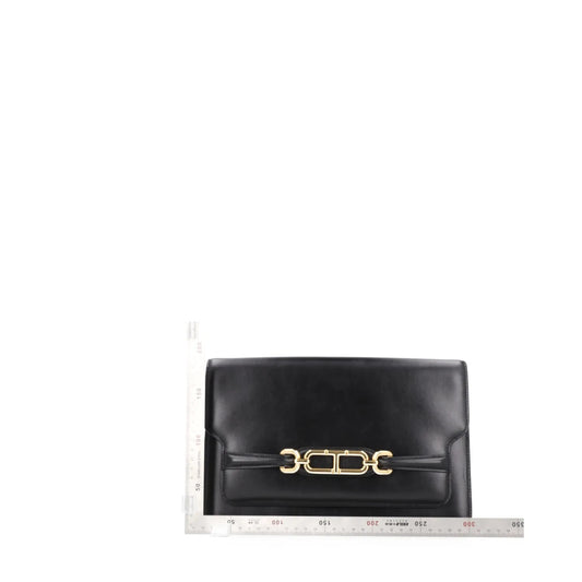 TOM FORD Womens Crossbody Bag Black Leather Gold Hardware Size M RRP 2700 — View 2