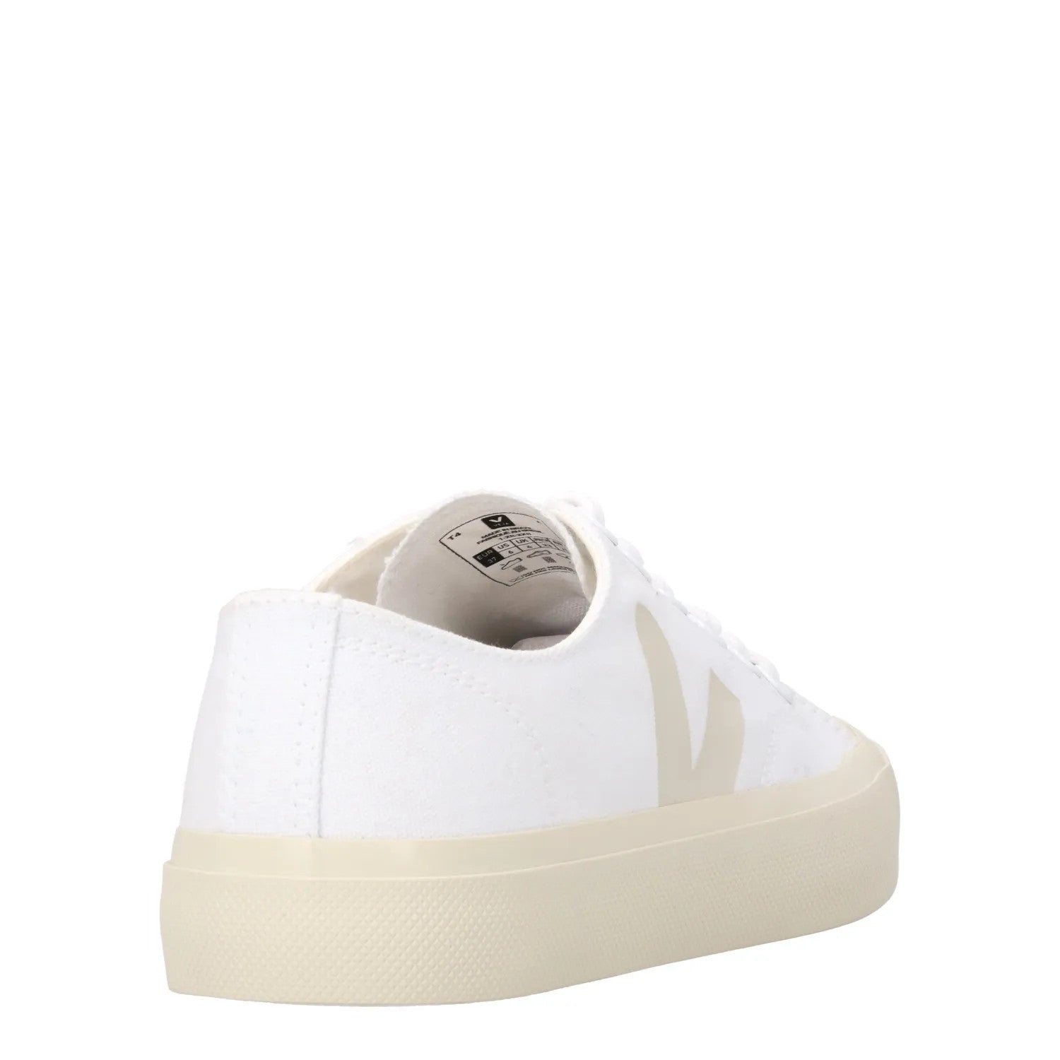 VEJA Womens Wata II Low White Canvas Sneakers Comfort Lace Up EU 37 RRP 120 — View 6