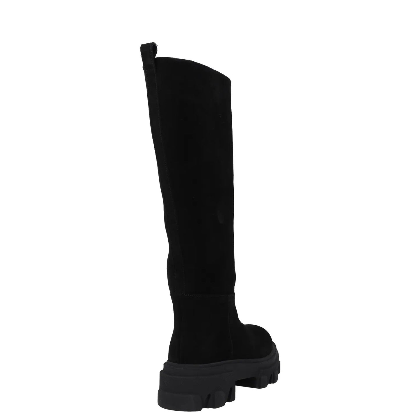 GIABORGHINI Womens Boot Black Leather Knee High Chunky Sole UK 2 RRP 375 — View 6