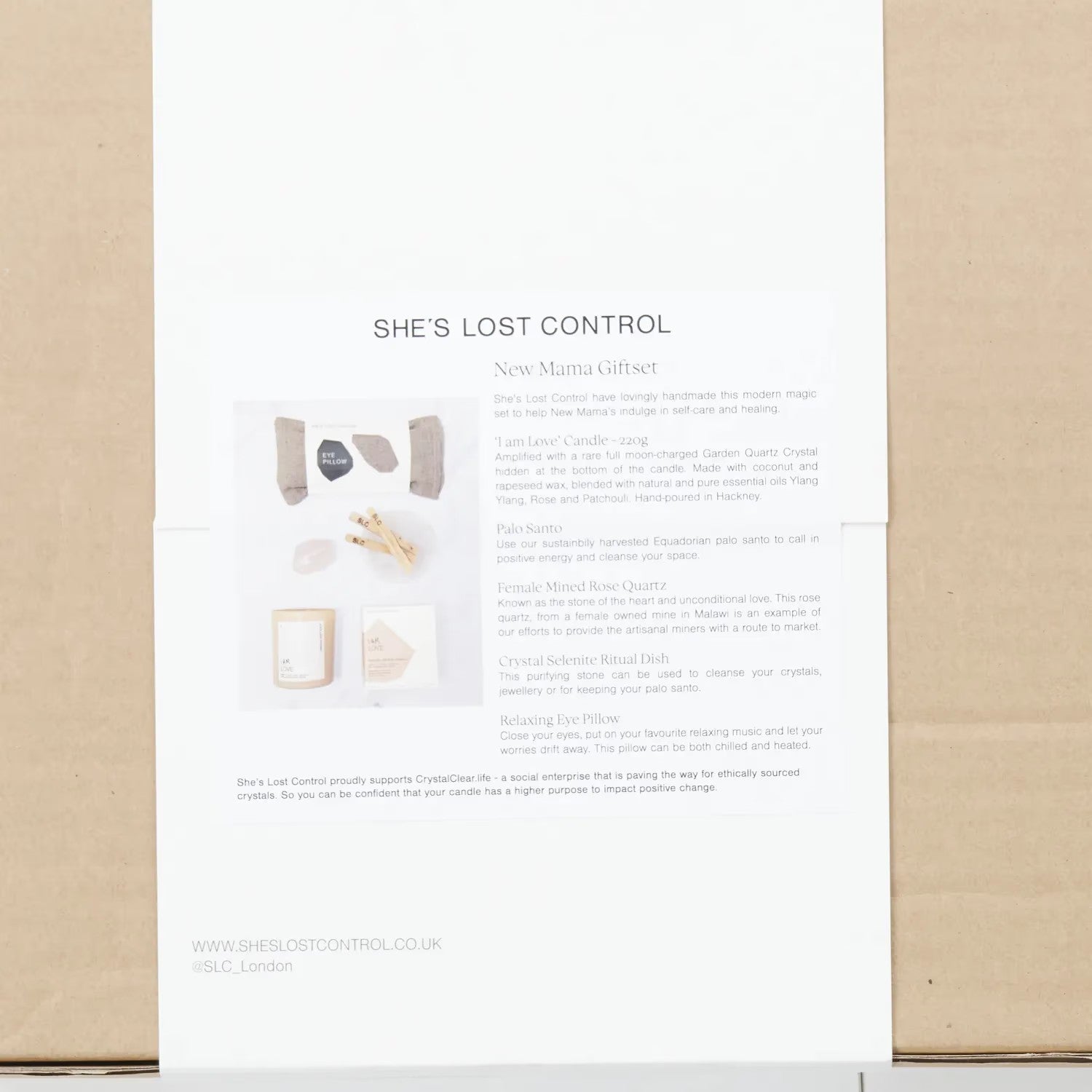 SHES LOST CONTROL New Mama Gift Set Wax Candle Eye Pillow &  More OS RRP 195 — View 19