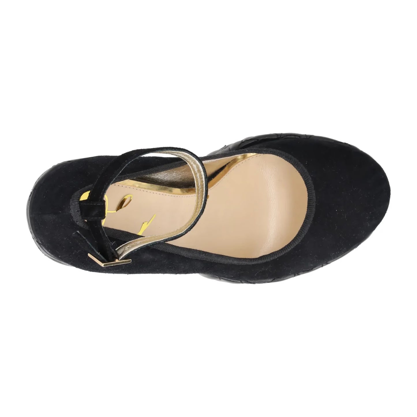 CHARLOTTE OLYMPIA Womens Malice Platform 155 Sandals Black Suede/Lhtr UK6 RRP995 — View 7