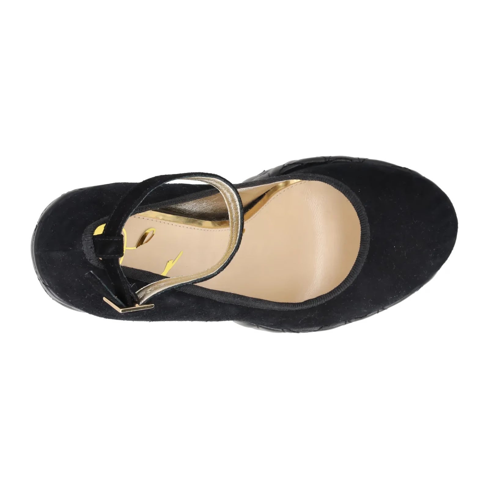 CHARLOTTE OLYMPIA Womens Malice Platform 155 Sandals Black Suede/Lhtr UK6 RRP995 — View 7