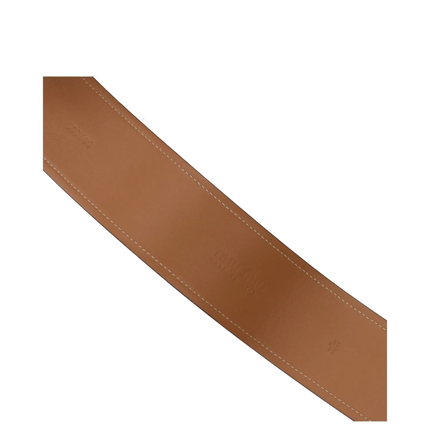 MIU MIU Womens Waist Belt 6Cm Wide Calf Leather Brown Gold Hardware 75 RRP 535 — View 9