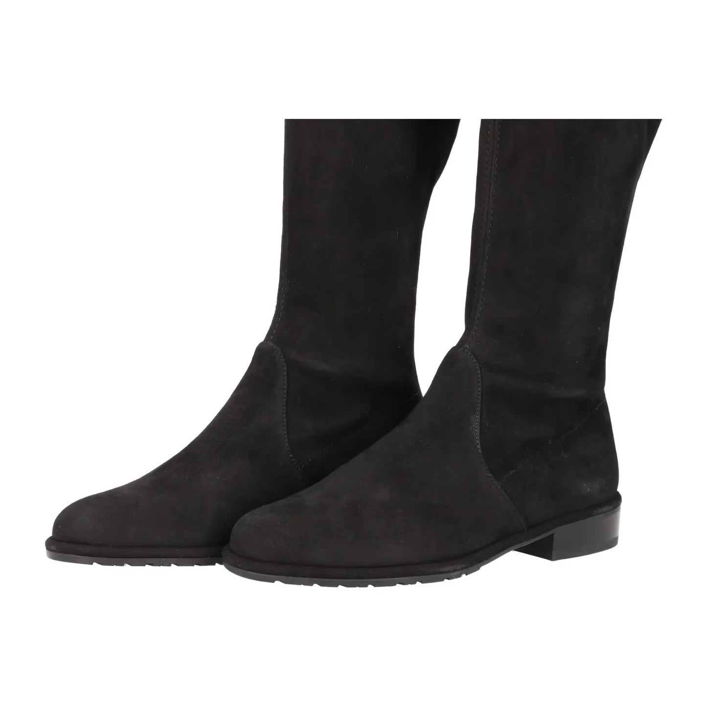 STUART WEITZMAN Womens Over Knee Riding Boots Black Lowland Suede UK 3 RRP 895 — View 4