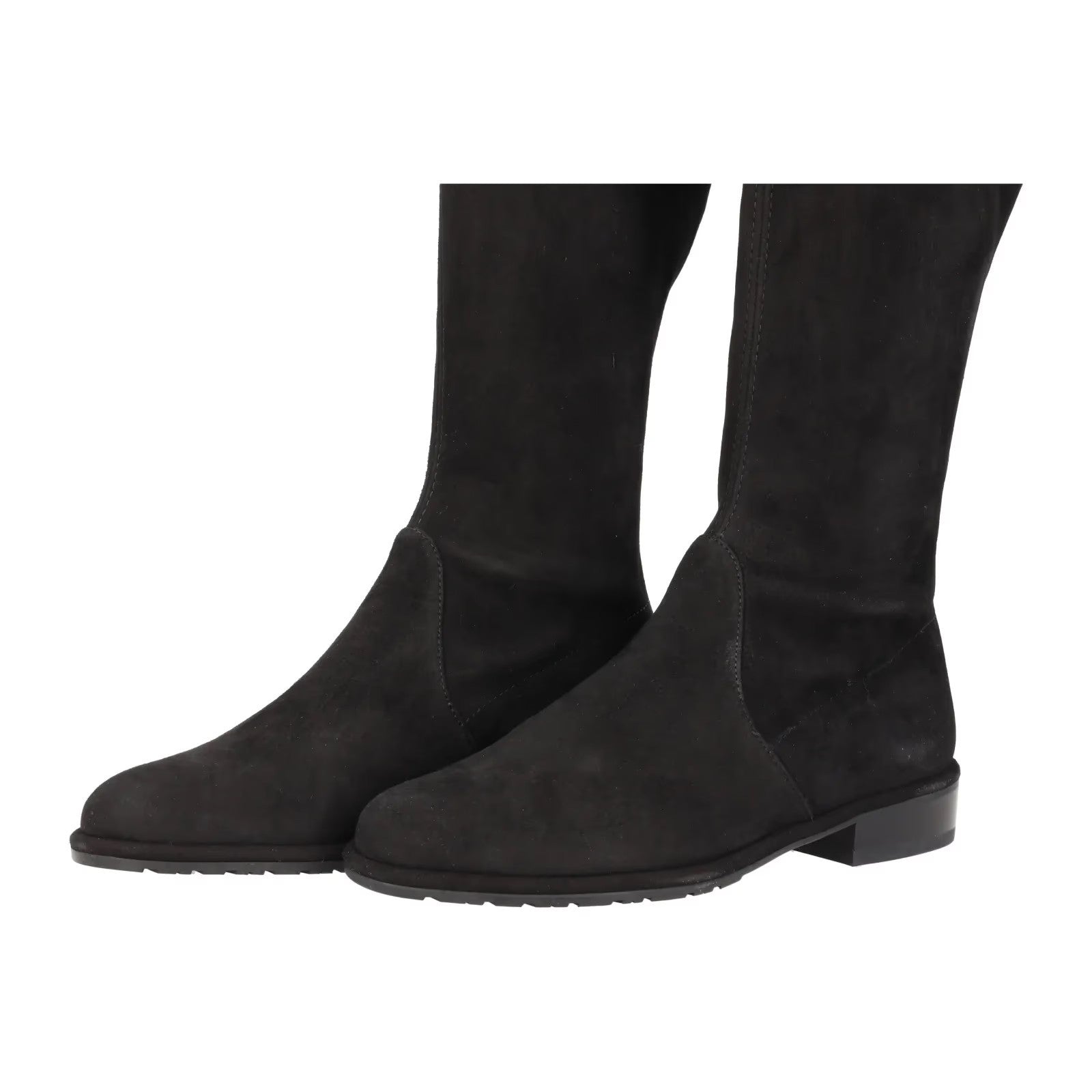 STUART WEITZMAN Womens Over Knee Riding Boots Black Lowland Suede UK 3 RRP 895 — View 4