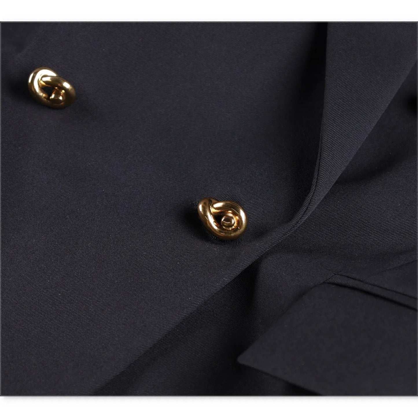 BOTTEGA VENETA Womens Blazer Jacket Long Sleeve Double Breasted Black 44 RRP2060 — View 7
