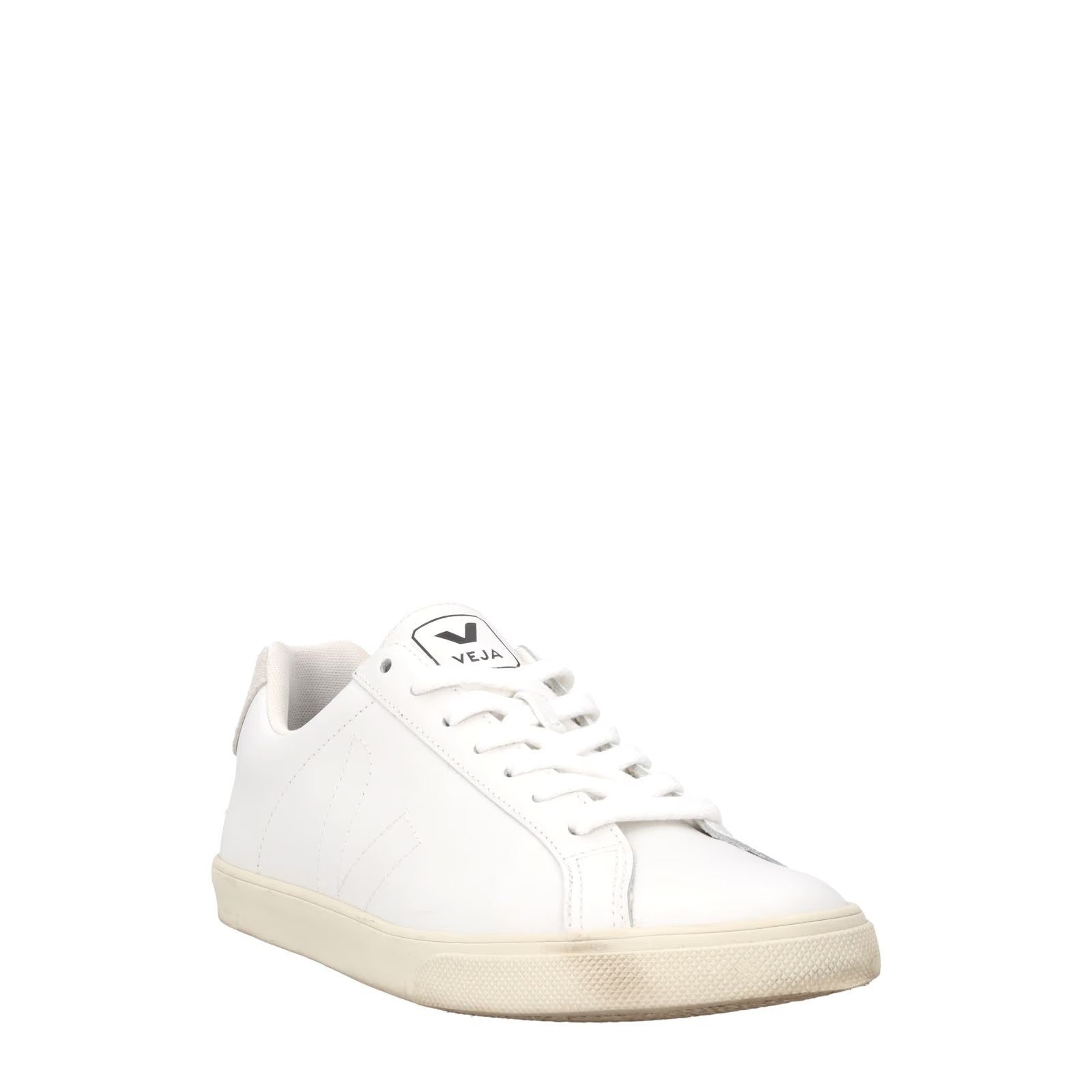 VEJA Esplar Sneakers Low Top Lace Up Leather Stitch Logo White UK 5 RRP 120 — View 2