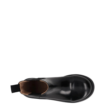 BOTTEGA VENETA Womens Chelsea Ankle Boot Vinyl Leather Black UK 6.5 RRP 1445 — View 7