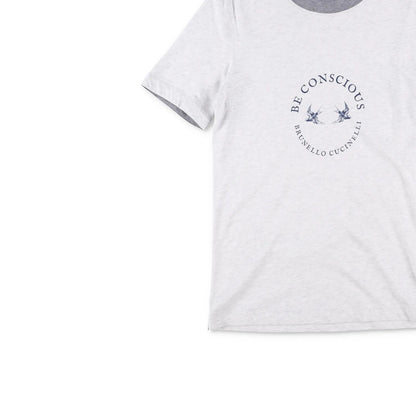 BRUNELLO CUCINELLI Mens T-Shirt White Cotton Crew Neck Short Sleeve XS RRP 300 — View 3
