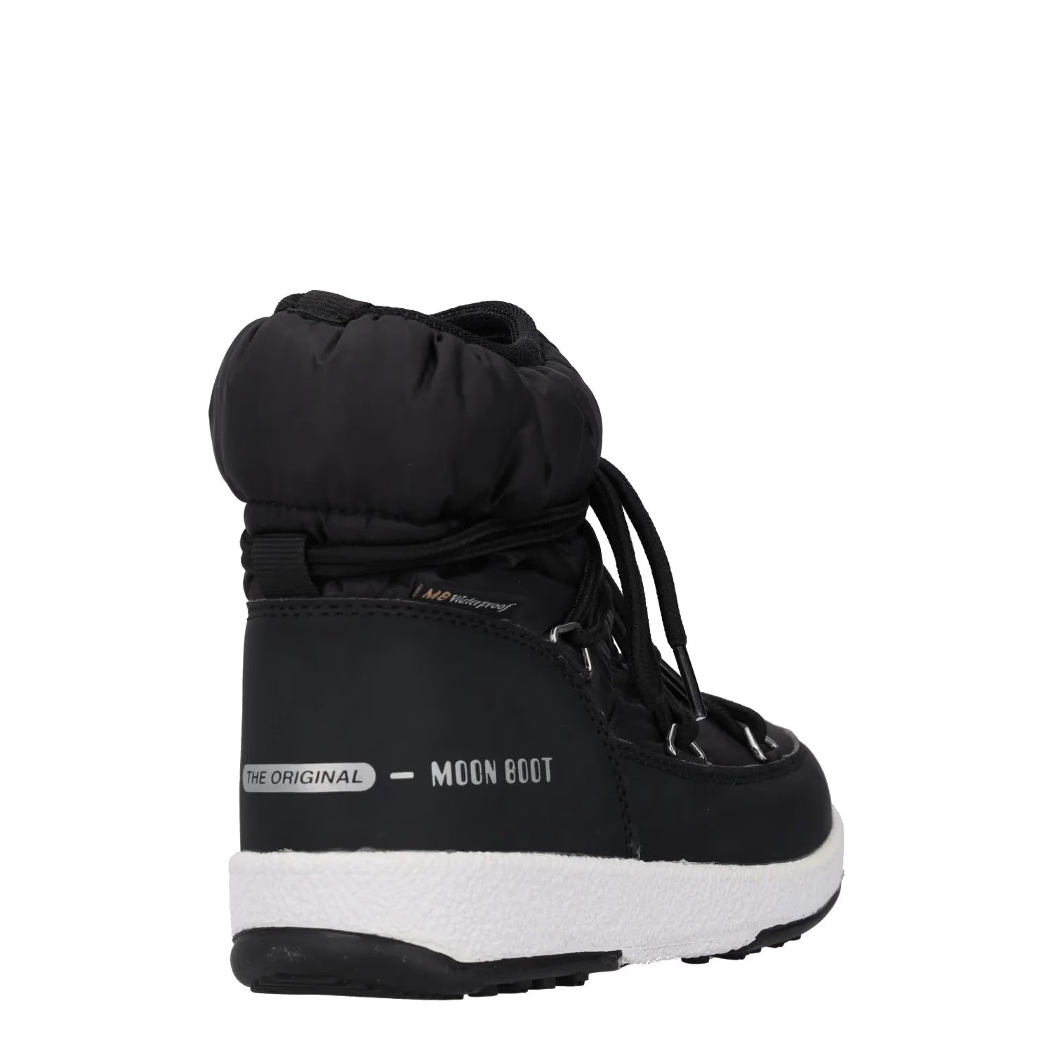 MOONBOOT Girls Snow Boots Black White Synthetic Lace Up UK 12.5 RRP 150 — View 6