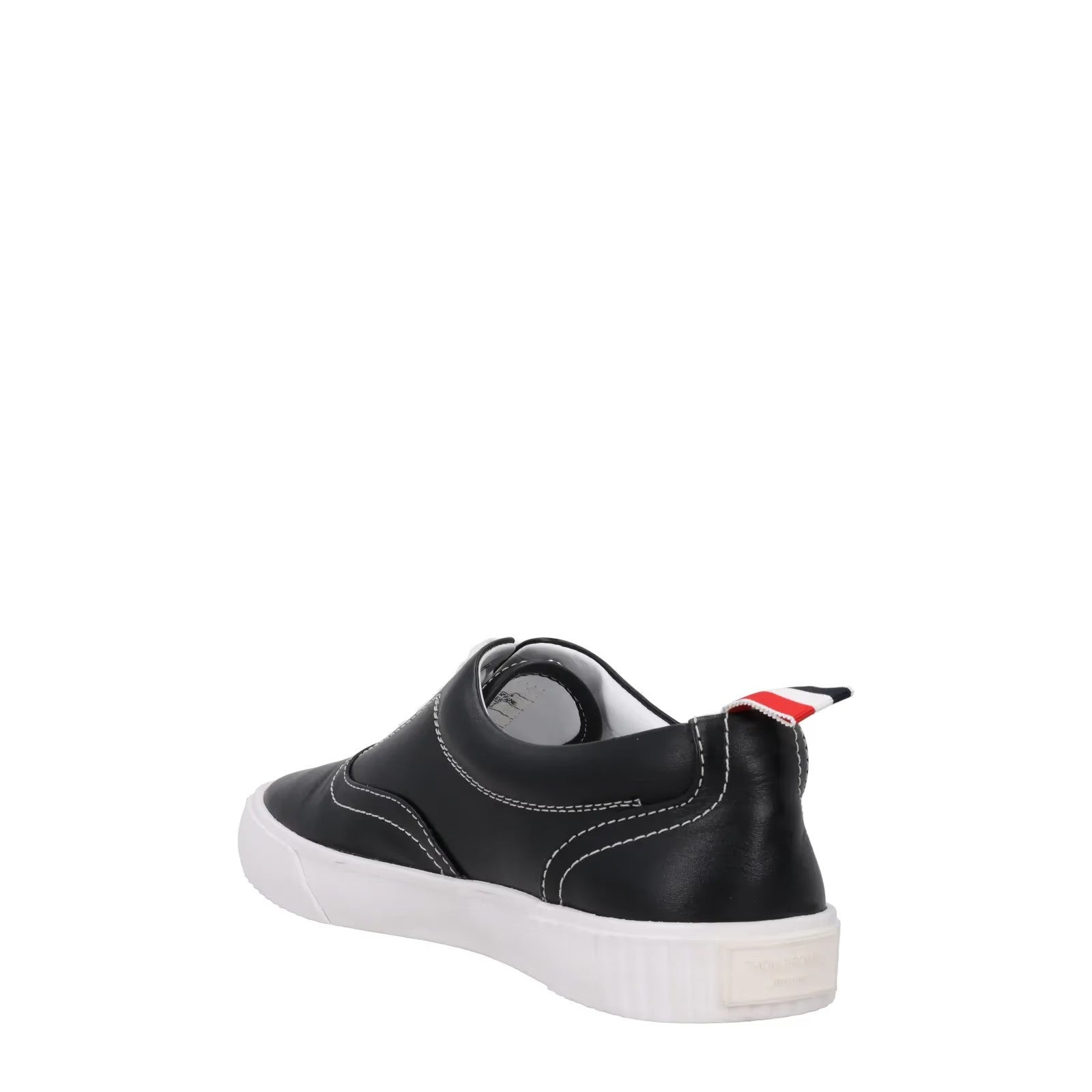 THOM BROWNE Mens Heritage Trainer Rubber Sole Vitello Calf Leather UK10 RRP 630 — View 5