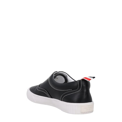 THOM BROWNE Mens Heritage Trainer Rubber Sole Vitello Calf Leather UK10 RRP 630 — View 5