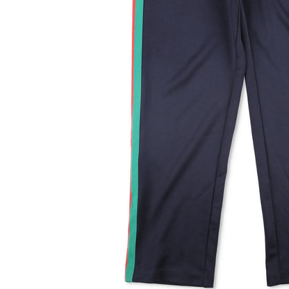 GUCCI Mens Trackpants Cotton Blend Blue Side Stripes Drawstring Size S RRP 750 — View 3