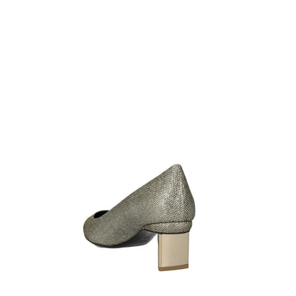 NICHOLAS KIRKWOOD Womens Court Heels Gold Synthetic Block Heel UK 6 RRP 200 — View 5