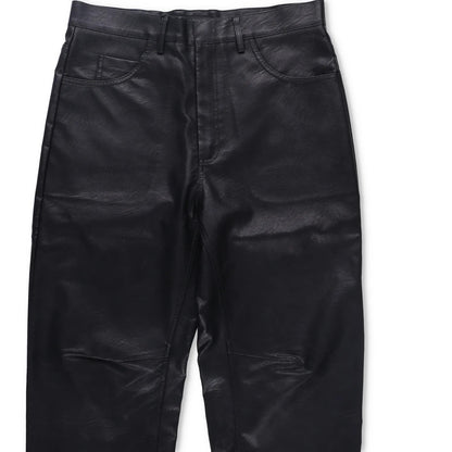 ENTIRE STUDIOS Mens Wet Pants Faux Leather Black 5 Pocket Zip Size S RRP 175.3 — View 5
