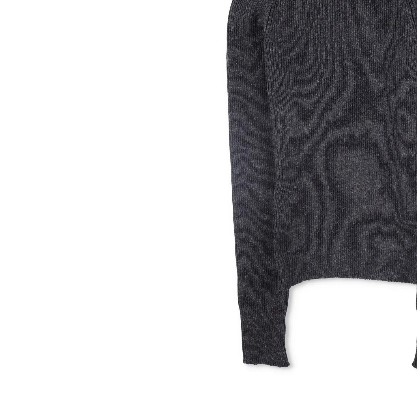 CARCEL Womens Turtle Neck Jumper Baby Alpaca Wool Pullover Grey Size 3 RRP 300 — View 3