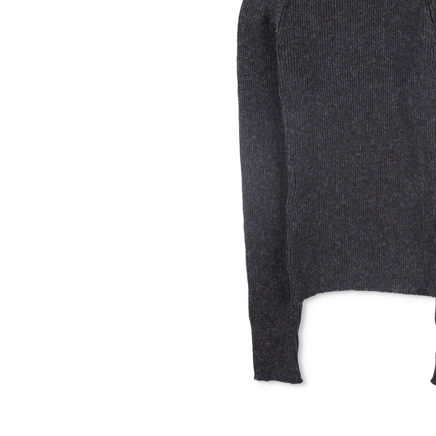 CARCEL Womens Turtle Neck Jumper Baby Alpaca Wool Pullover Grey Size 3 RRP 300 — View 3