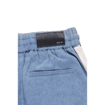 AMIRI Womens Ma Chambray Track Pant Relaxed Fit Drawstring Waist Blue S RRP 1153 — View 12