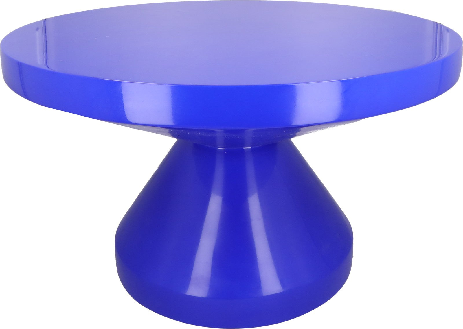 POLS POTTEN Zig Zag Coffee Table Blue Glossy Modern One Size RRP 677.8 — View 2