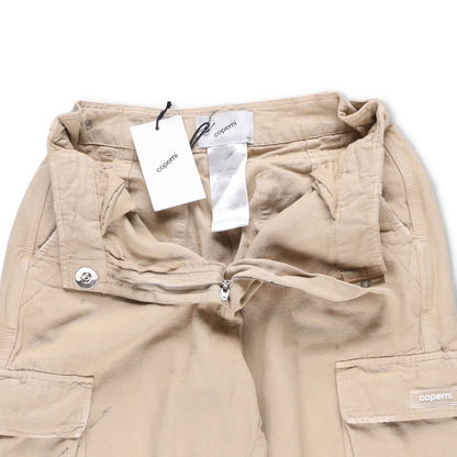 COPERNI Womens Canvas Wide Leg Cargo Pants Relaxed Fit Neutrals 34 RRP 810 — View 9