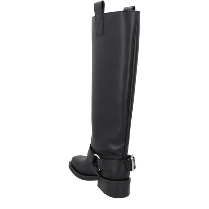 GANNI Womens Tubular High Black Knee High Bootie Synthetic Casual UK 3 RRP 725 — View 5