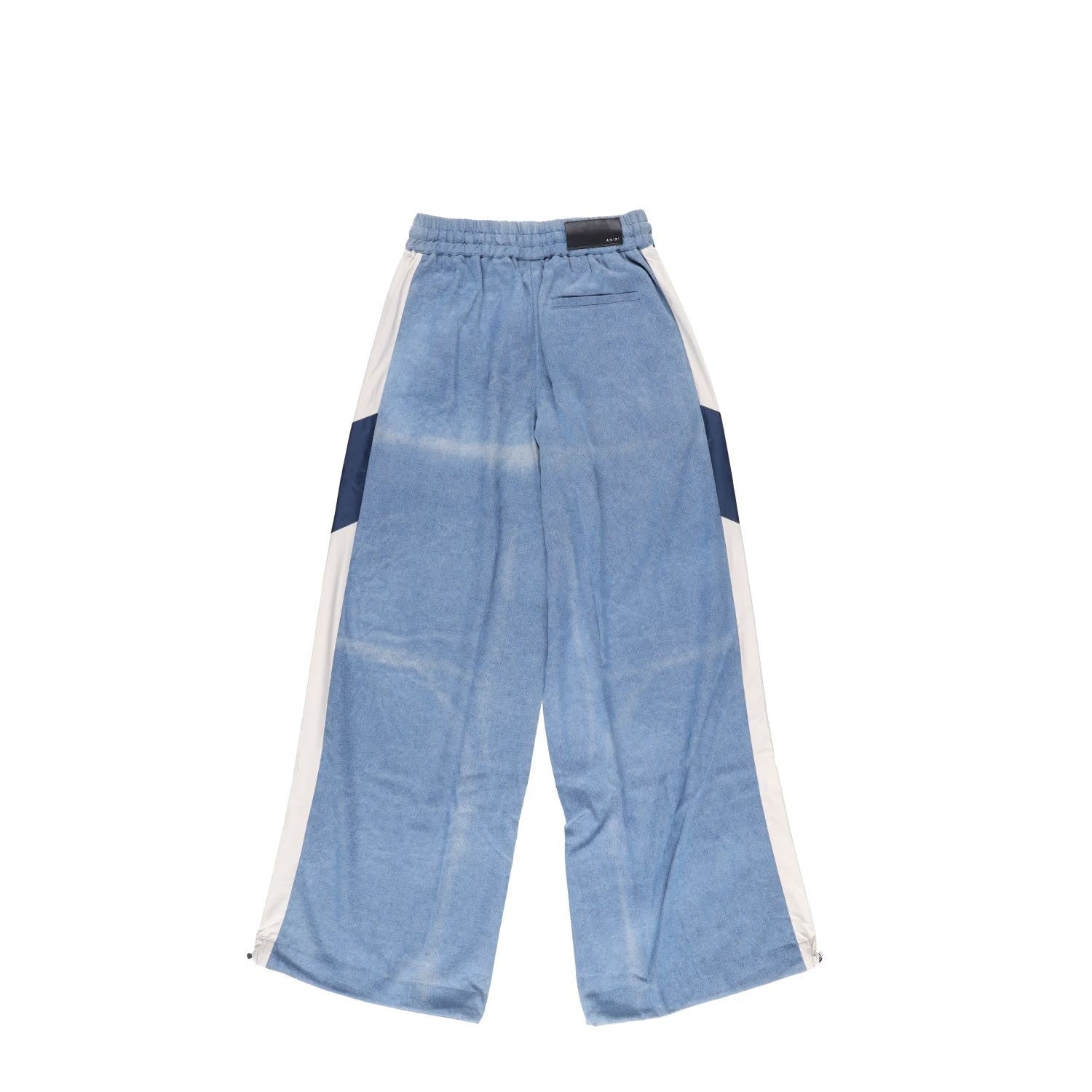 AMIRI Womens Ma Chambray Track Pant Relaxed Fit Drawstring Waist Blue S RRP 1153 — View 11