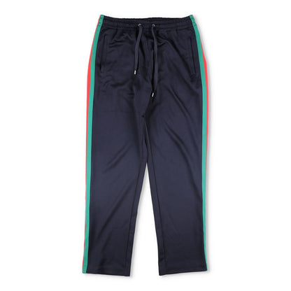 GUCCI Mens Trackpants Cotton Blend Blue Side Stripes Drawstring Size S RRP 750