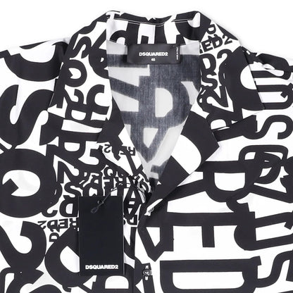 DSQUARED2 Mens Shirt Cotton Button-Up Multicoloured Short Sleeve Size 46 RRP 375 — View 5