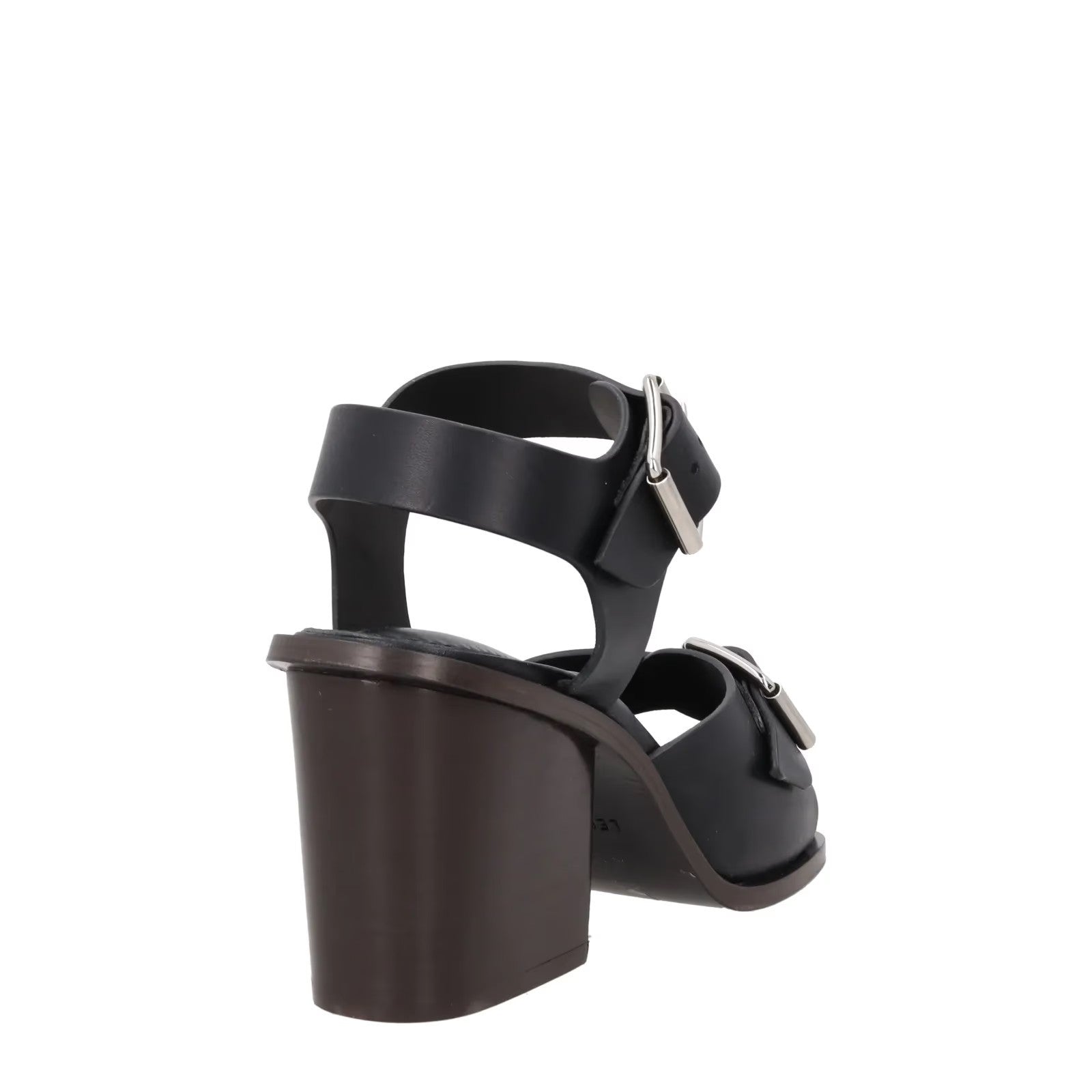 LEMAIRE Womens Strappy Heels Black Leather Calf Buckle Open Toe UK 5 RRP 631.6 — View 6