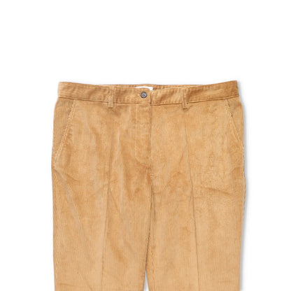 MIU MIU Men Velluto Coste Chino Trousers Yellow Corduroy Slash Pocket 50 RRP1220 — View 2