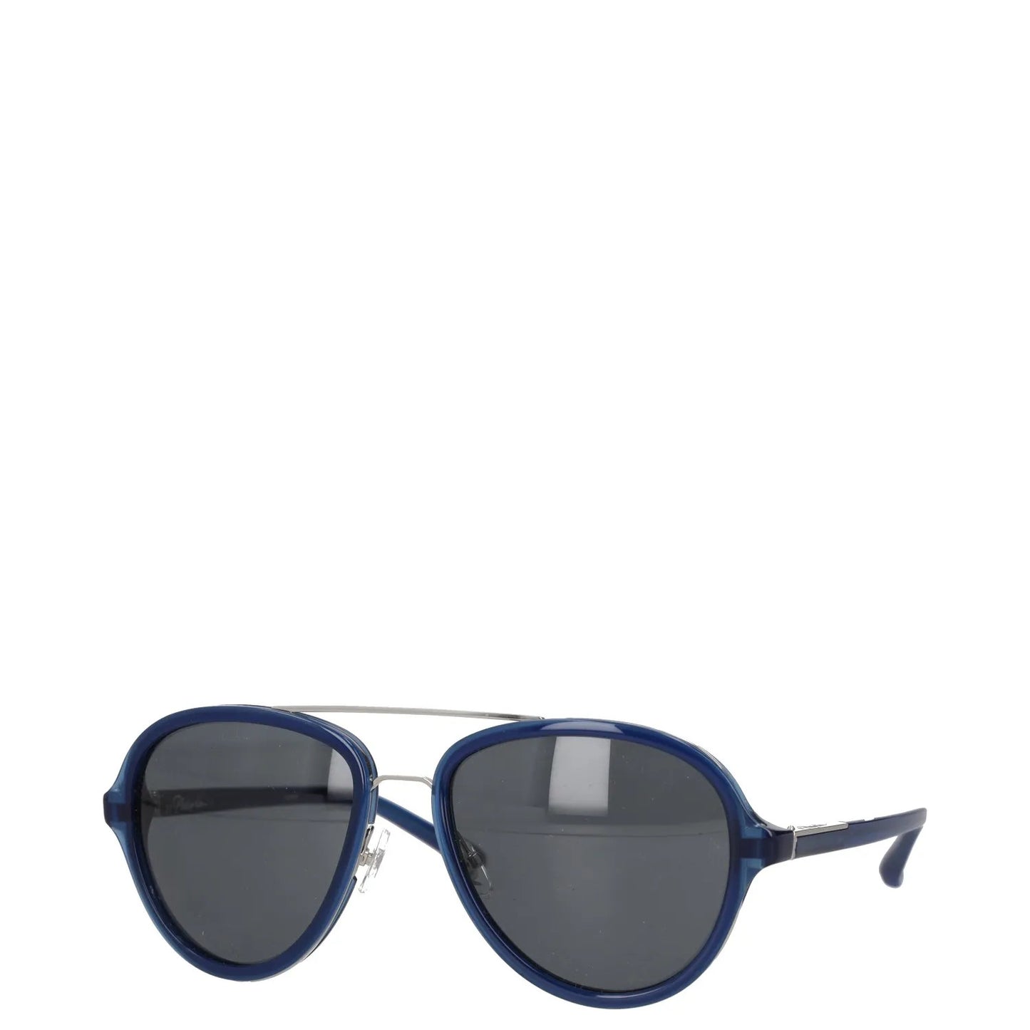 PHILLIP LIM X LINDA FARROW Mens Pilot Sunglasses Blue Acrylic Tinted OS RRP 245 — View 2